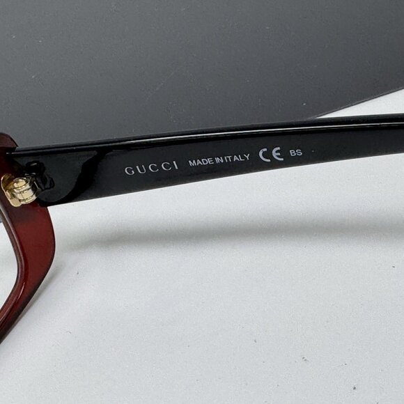GUCCI Eyeglasses GG 3568 WH3 Optyl Italy Merlot Red Black Frame 53-14-140 main image 7